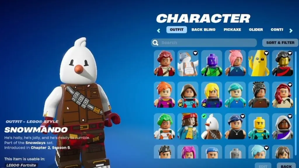 LEGO Fortnite Snowmando