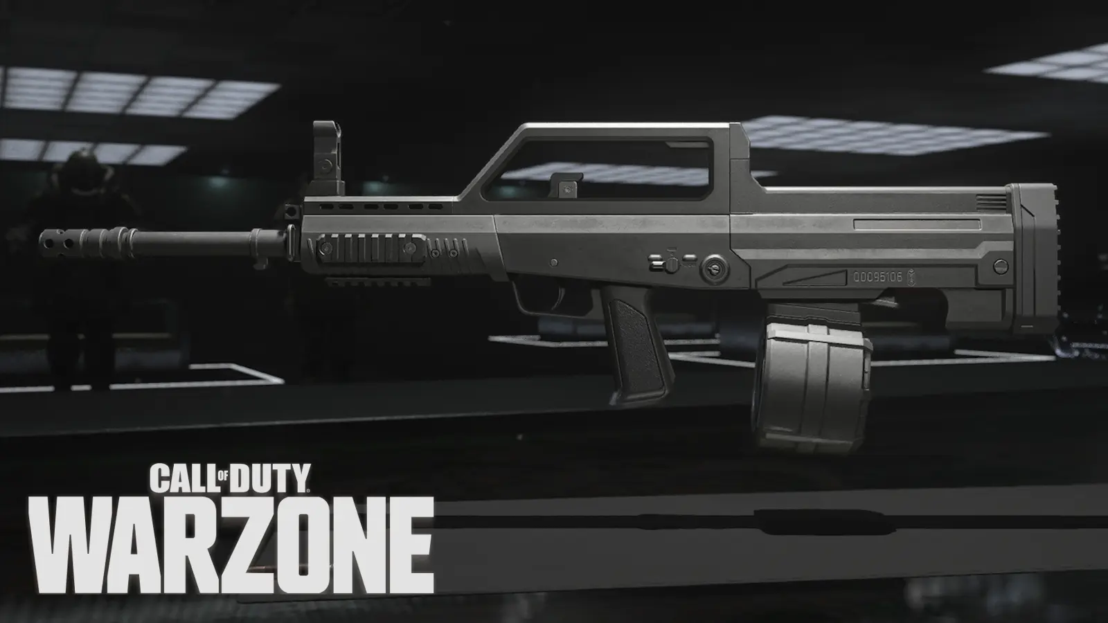 DG-58 LSW LMG with Warzone logo.