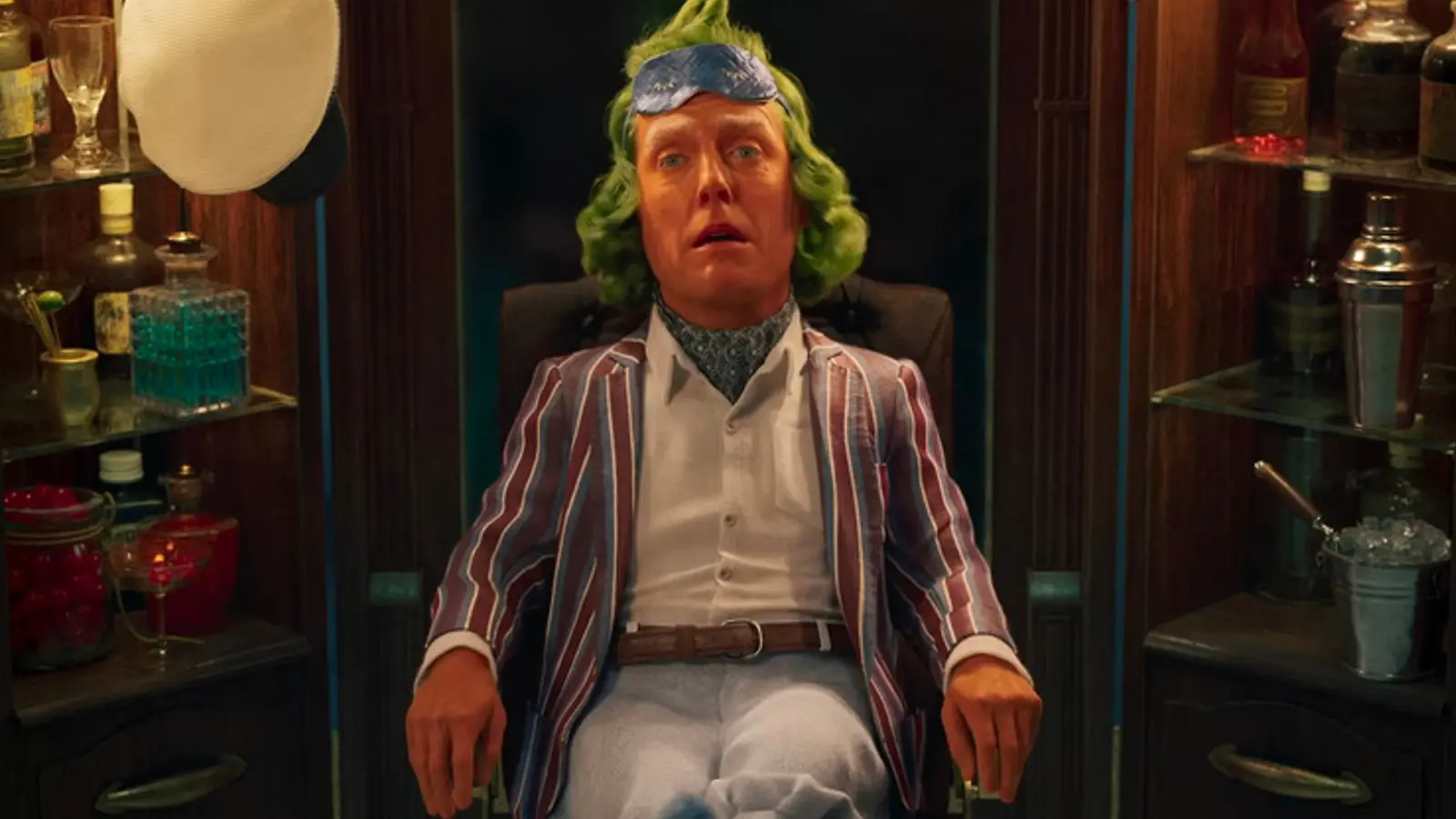 Hugh Grant's Oompa Loompa in Wonka