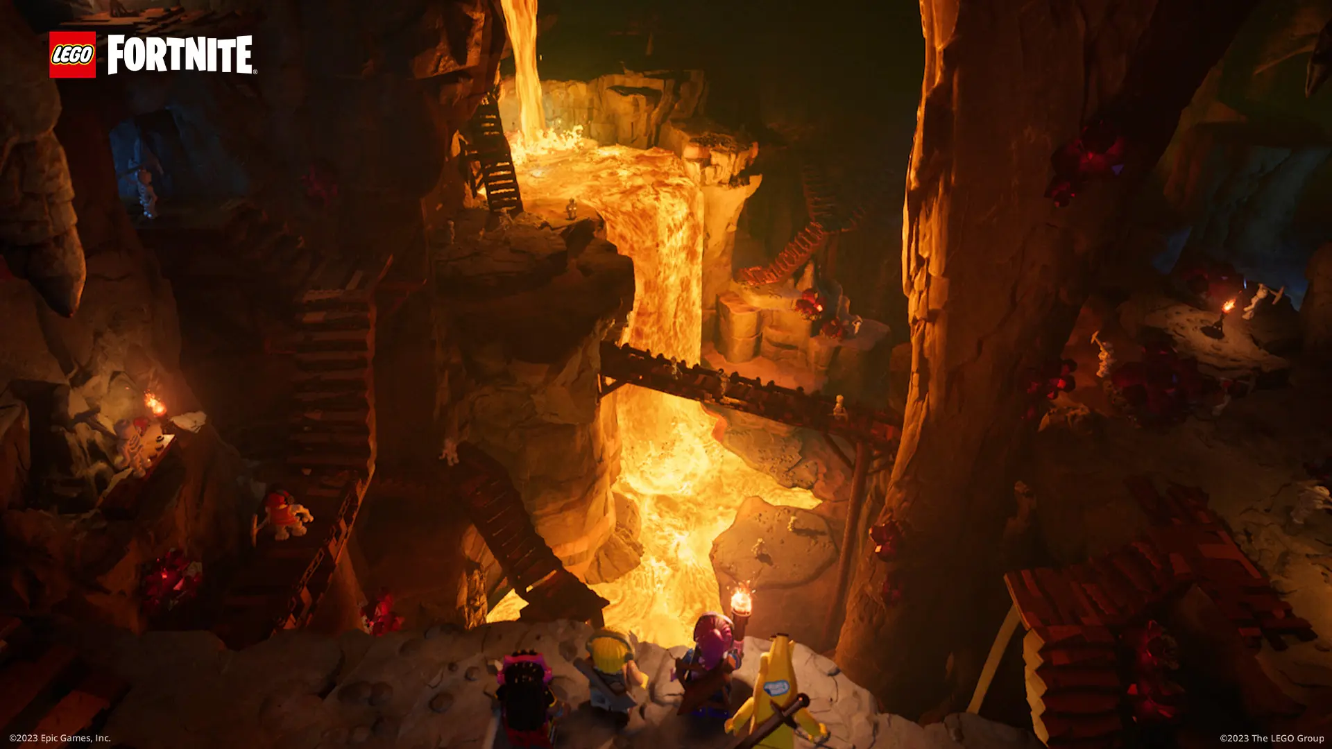 Caves in LEGO Fortnite