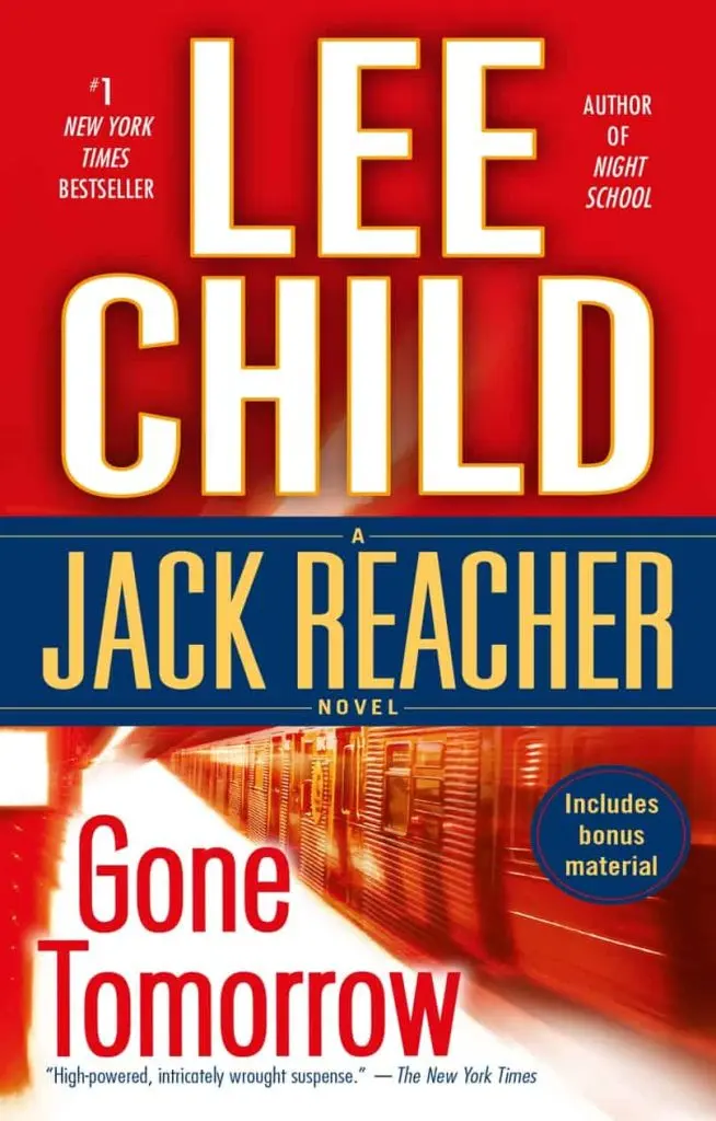 Jack Reacher Gone Tomorrow cover