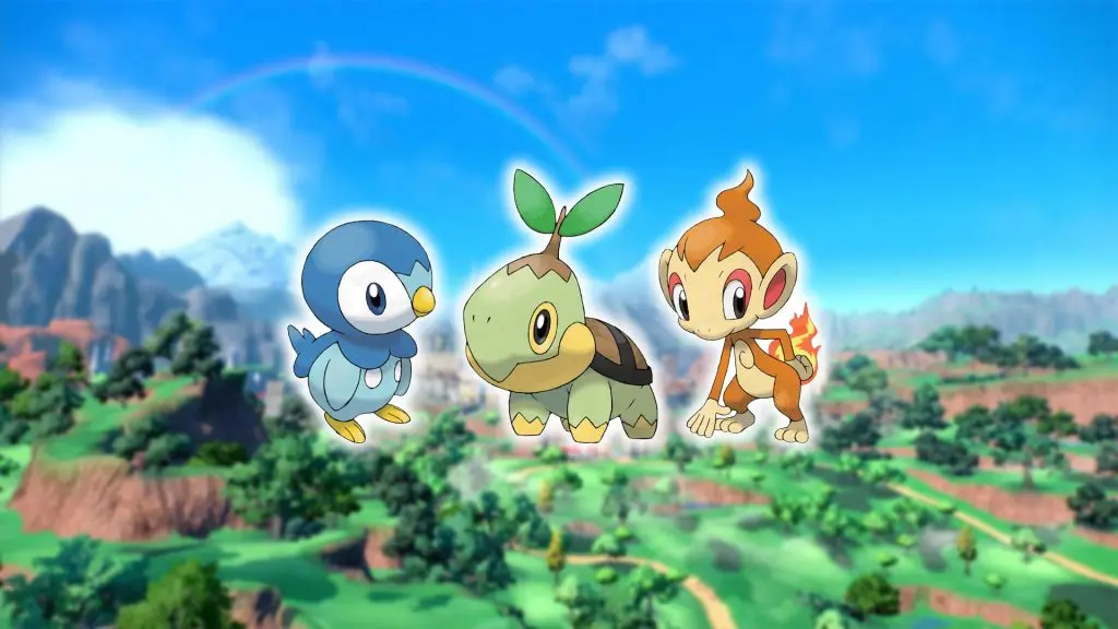 Pokemon starters gen 4