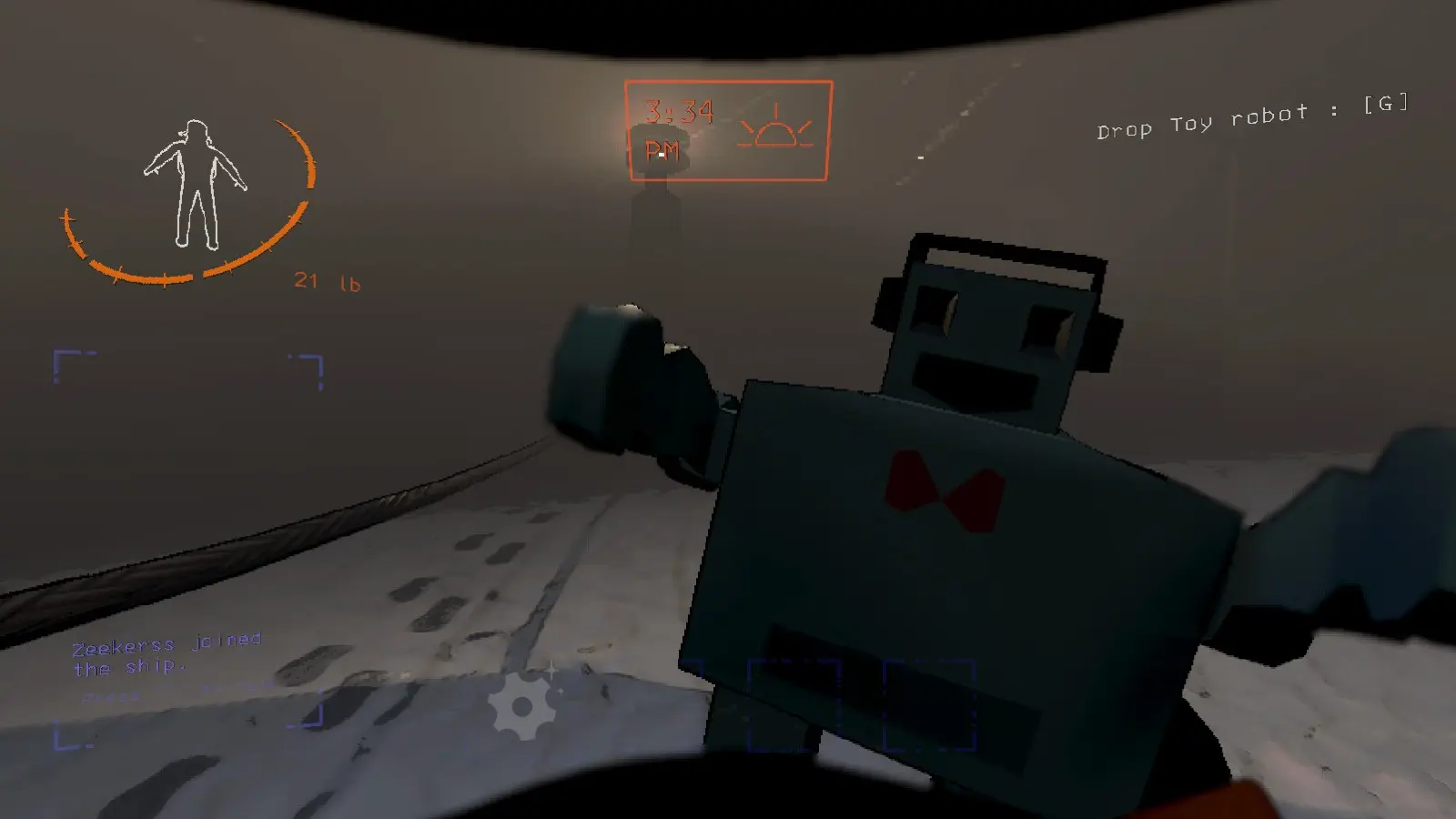 An image of a robot in Lethal Company.