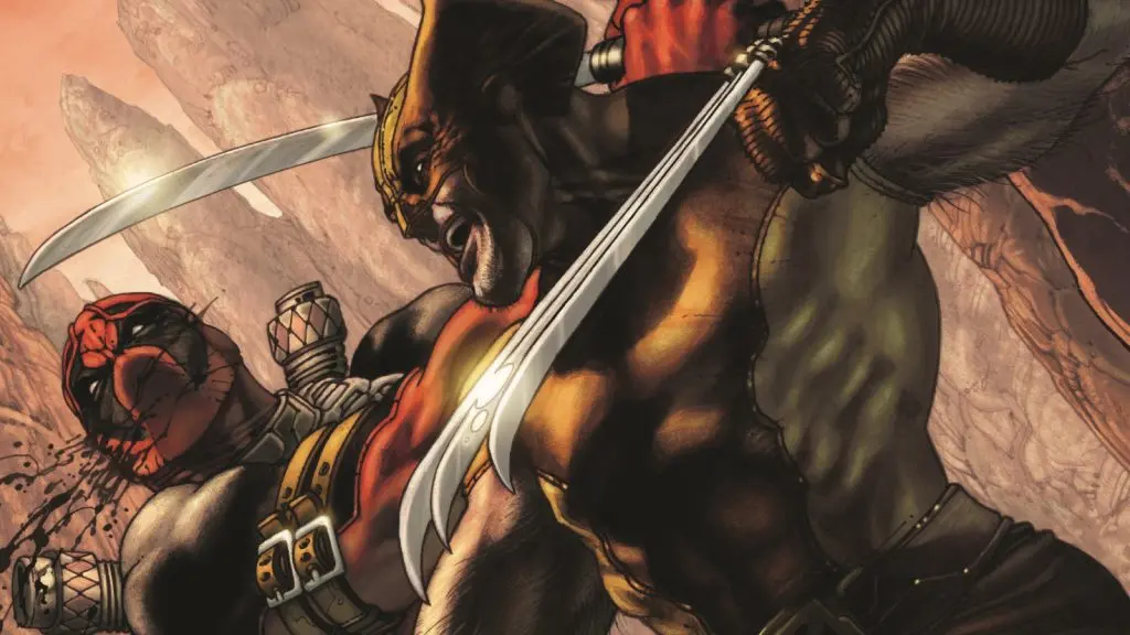 Wolverine and Deadpool fight