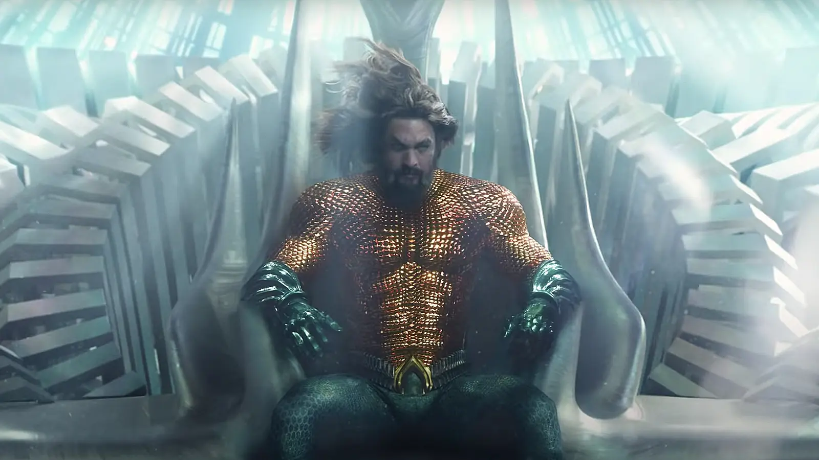 Jason Momoa as Aquaman in Aquaman 2