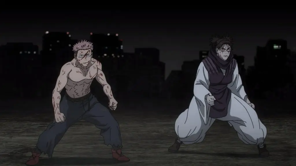 An image of Choso and Yuji from Jujutsu Kaisen