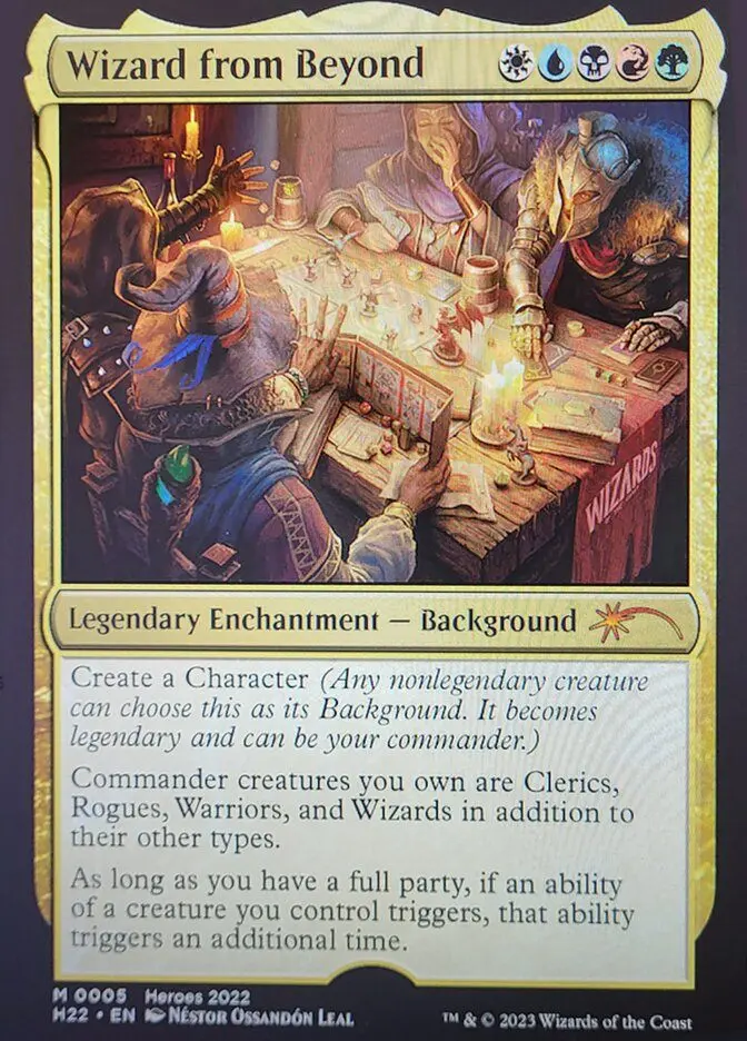 MTG Wizard from Beyond card