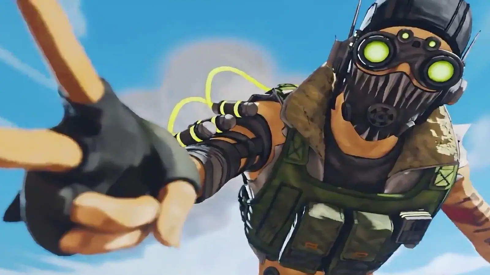 Apex Legends posing in the camera