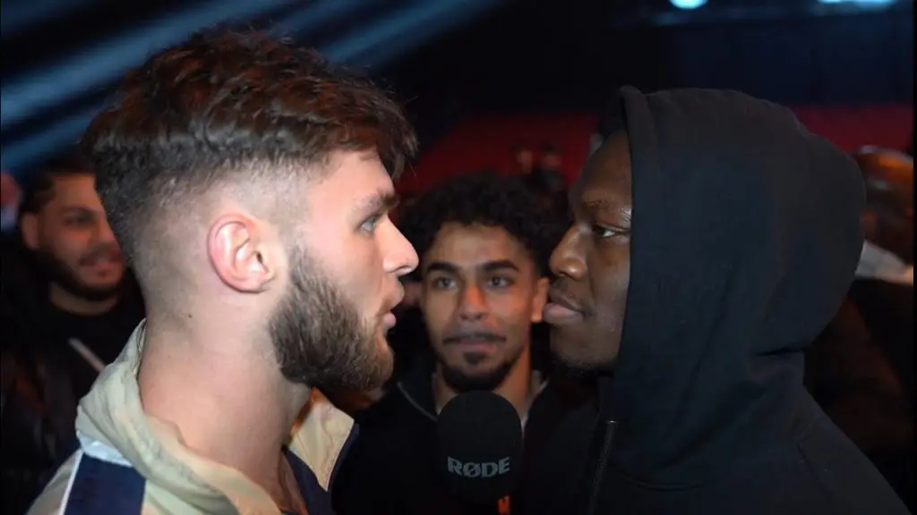 Deji and Ed Matthews facing off