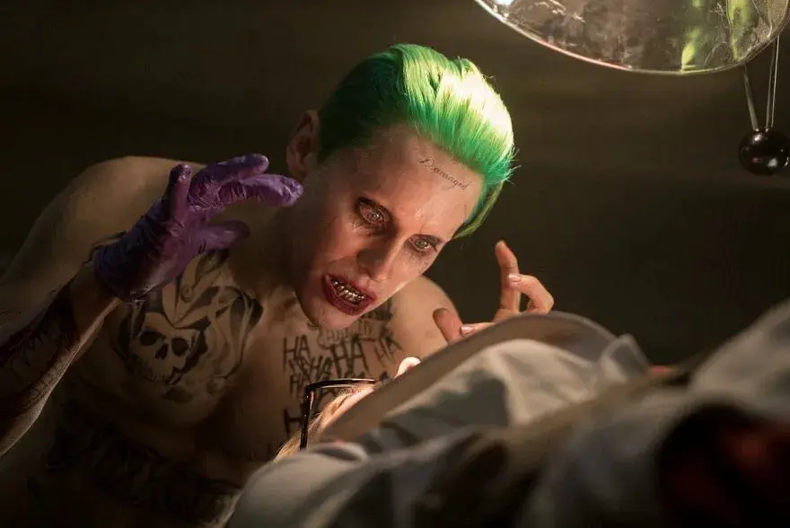 Jared Leto as the Joker in Suicide Squad