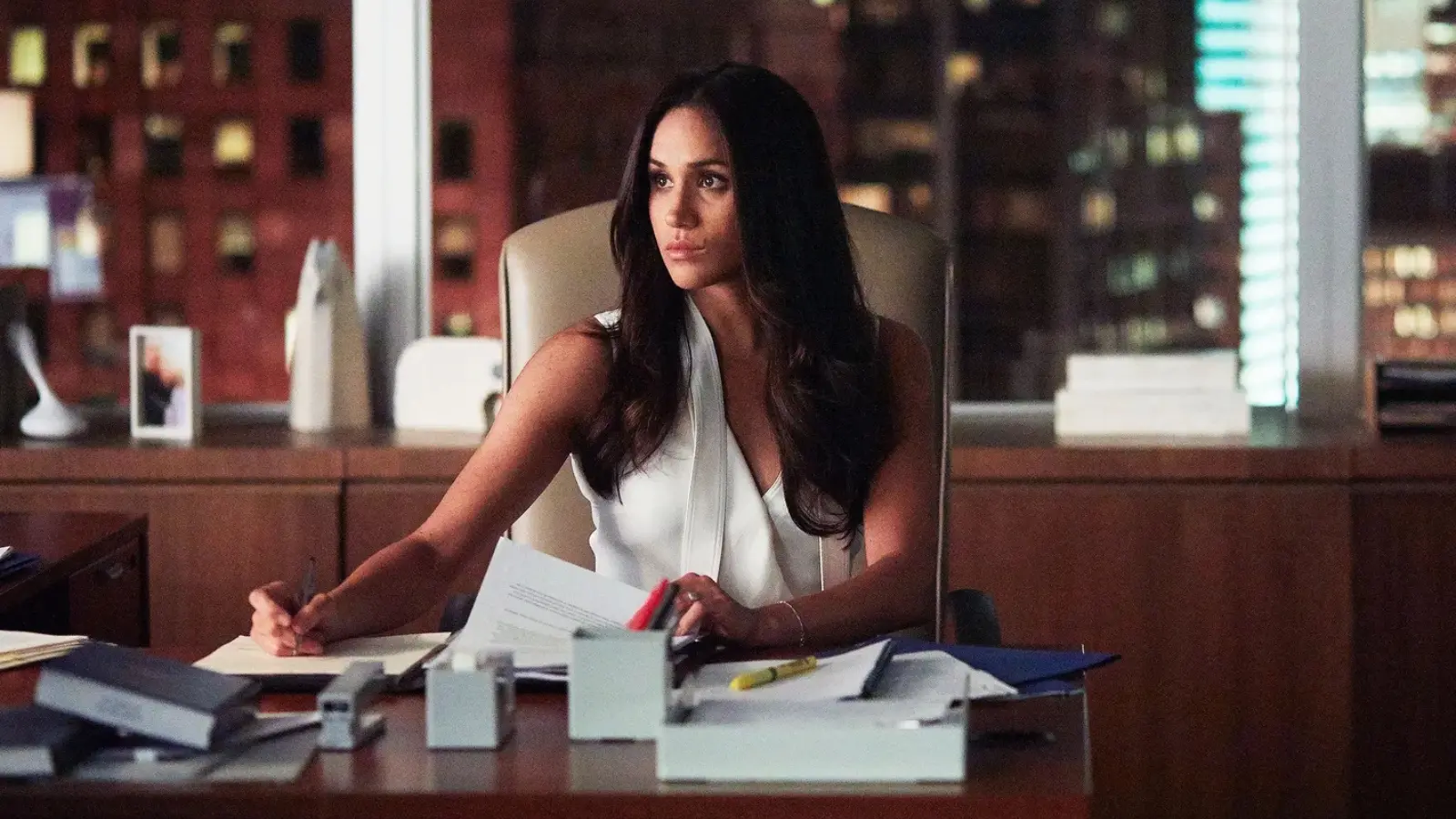 Meghan Markle in Suits as Rachel.