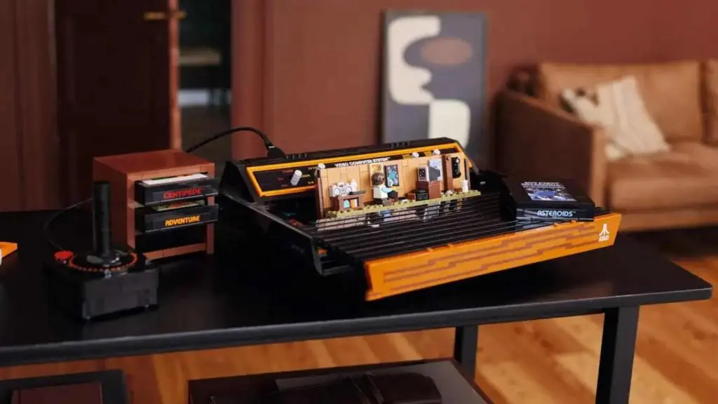 LEGO Icons Atari 2600 on display