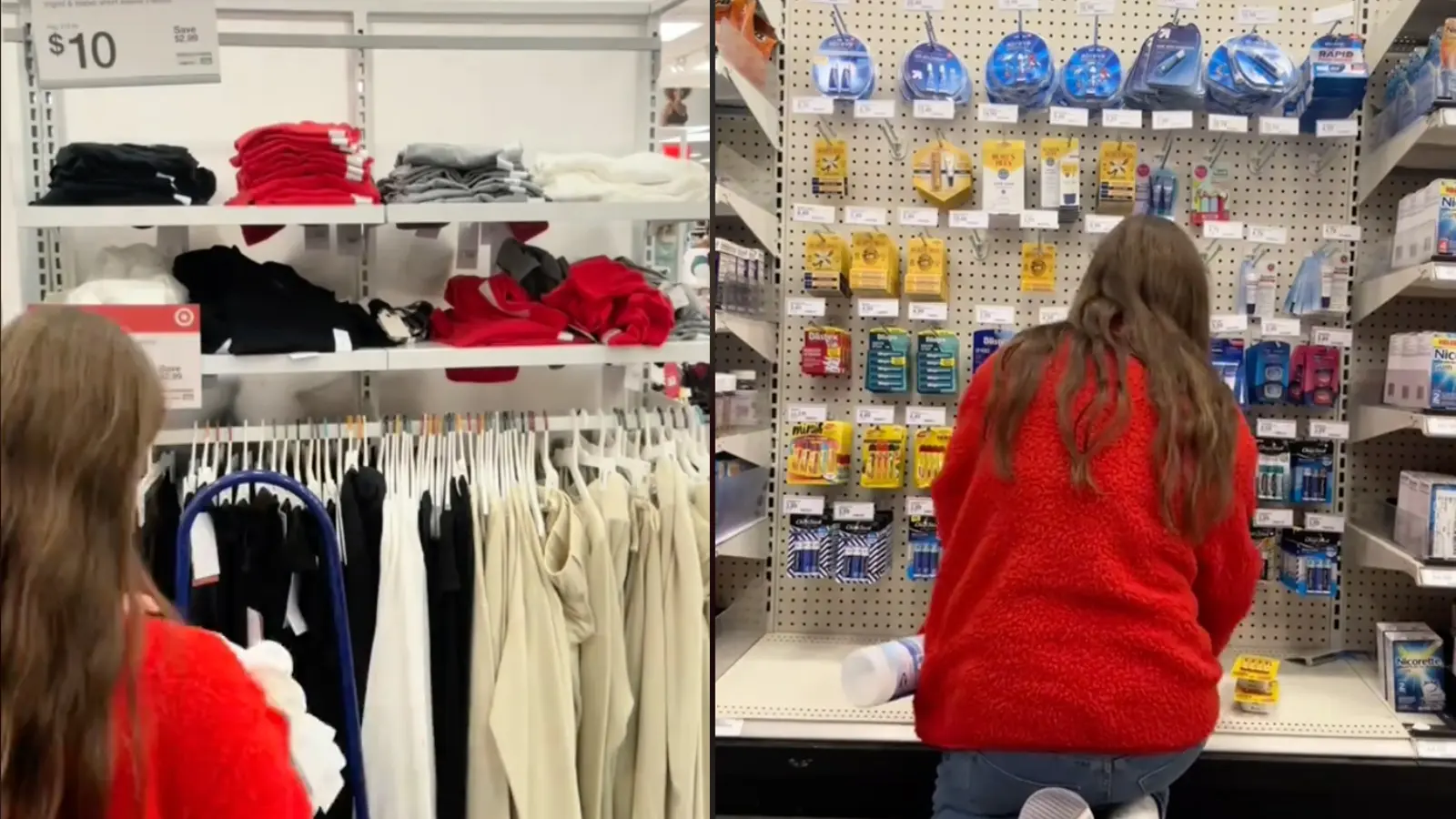 Viral fake Target worker