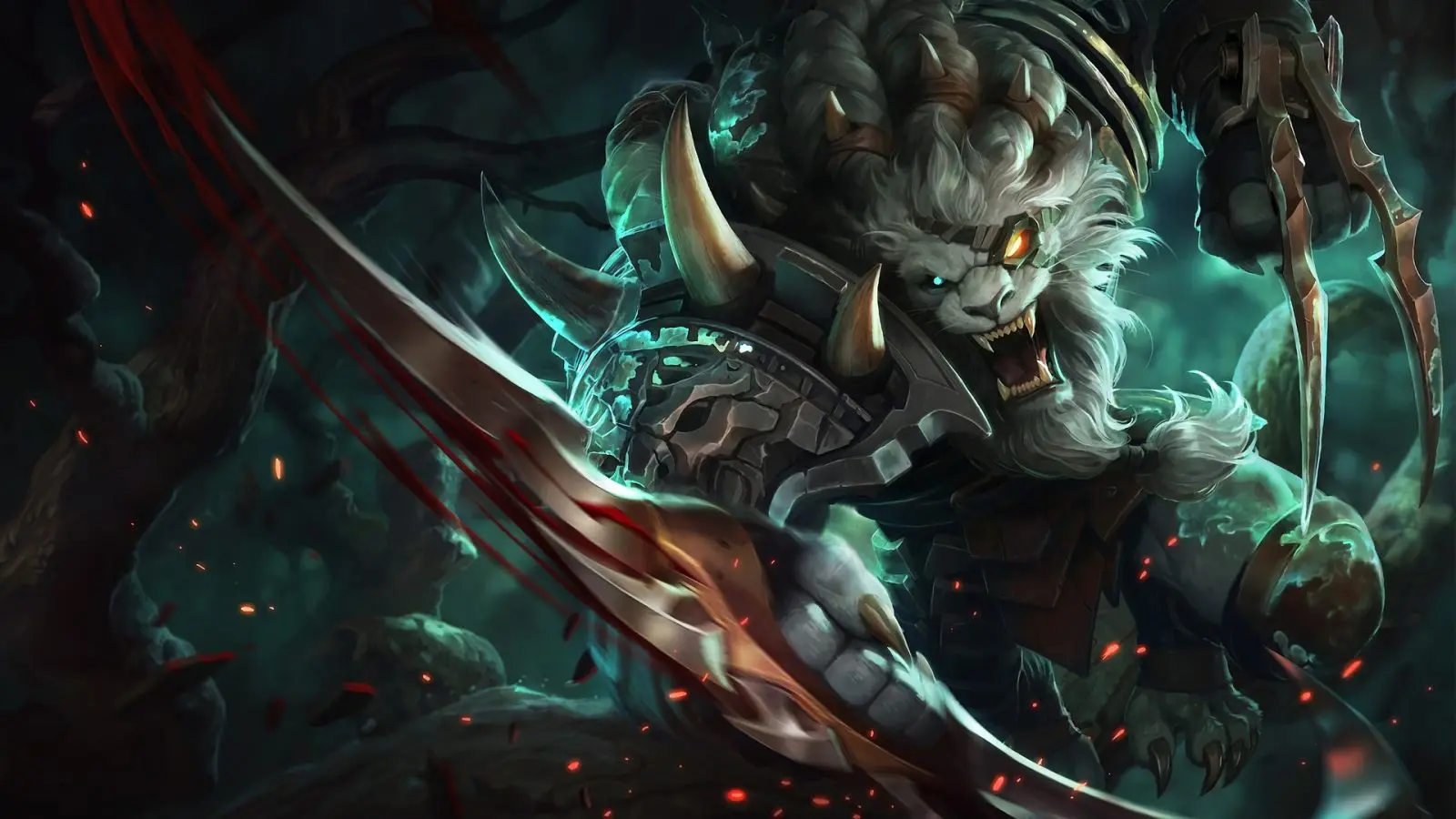 Rengar Splash Art in League of Legends