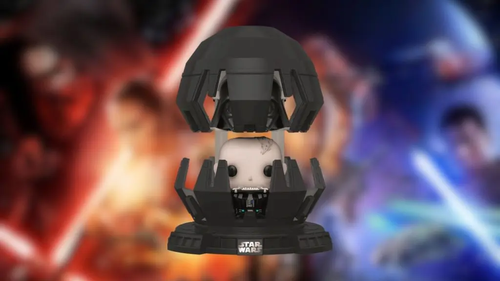 Pop! Deluxe of Darth Vader in his meditation chamber.