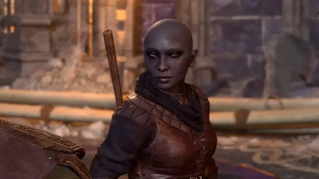 Baldur's Gate 3 female Duergar dwarf race