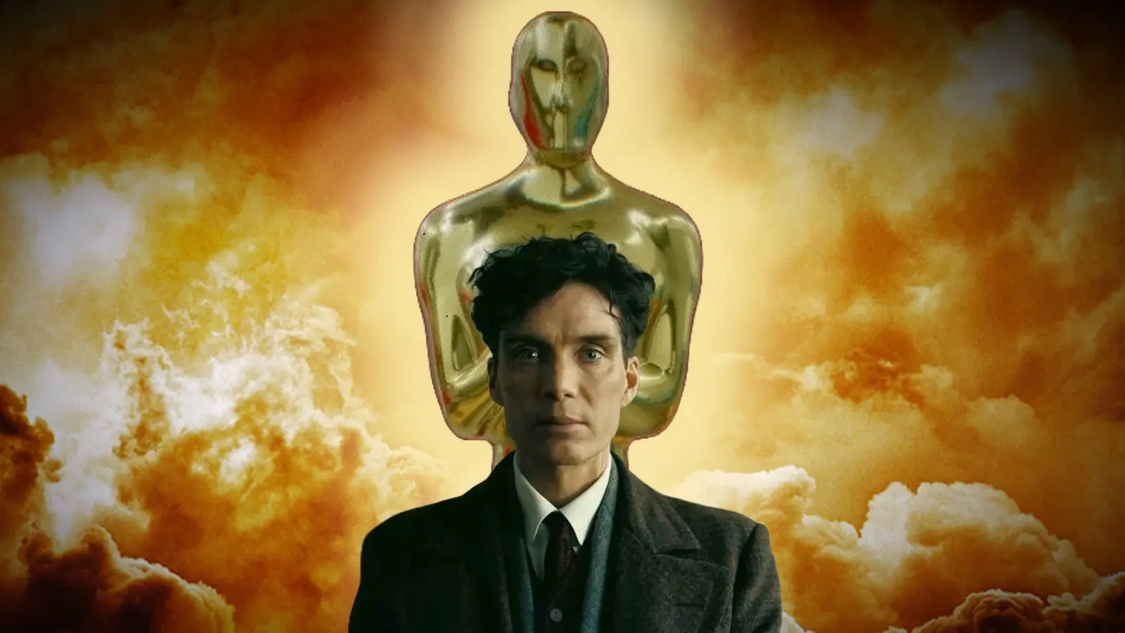 Cillian Murphy and an Oscar statuette