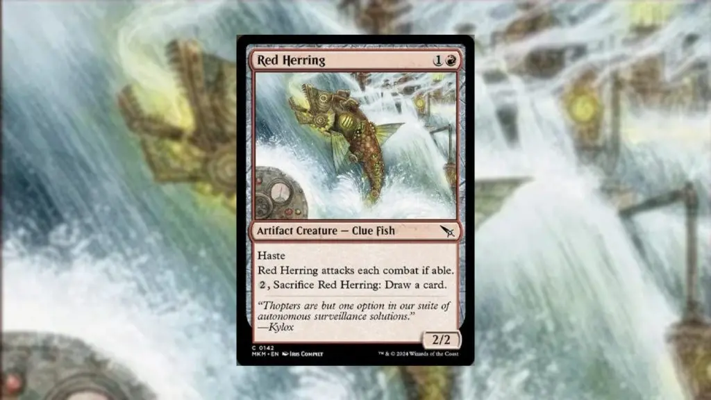 MTG Red Herring card