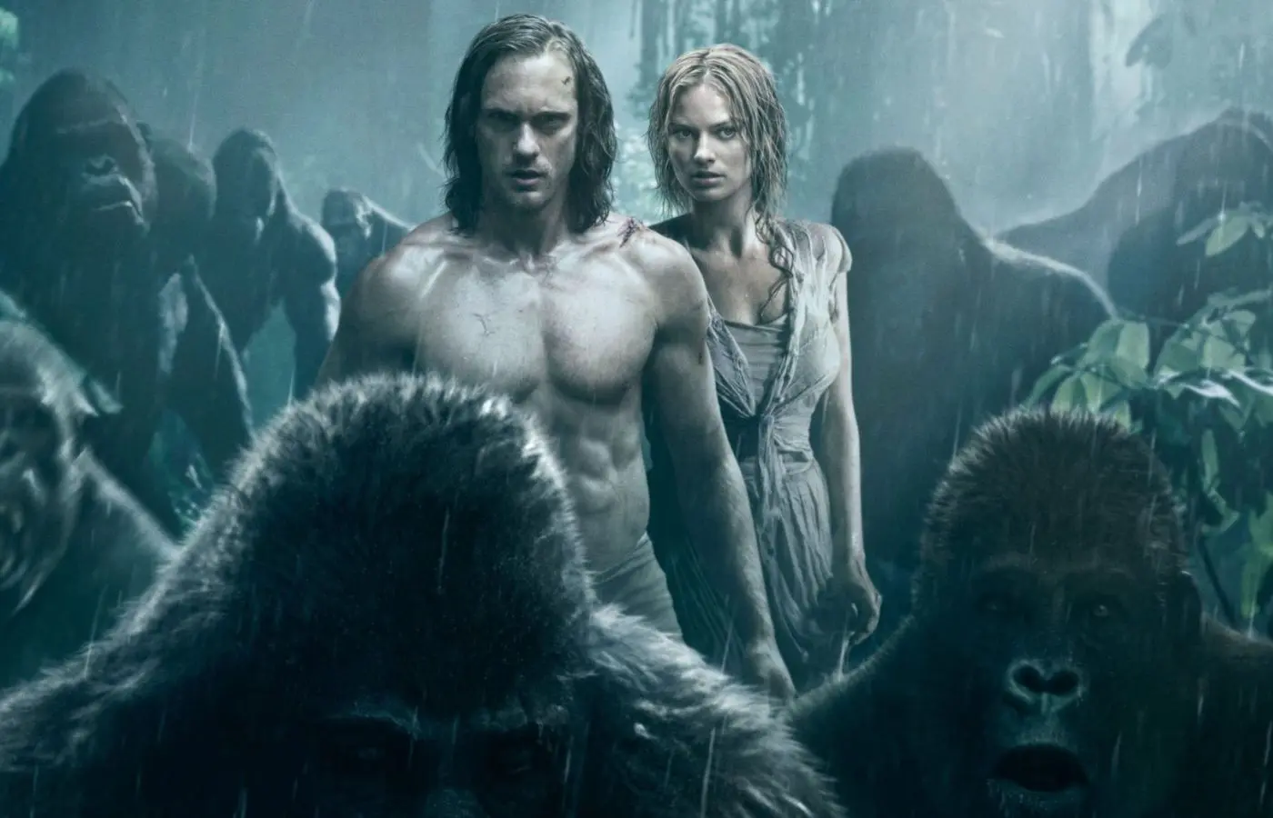 The cast of The Legend of Tarzan