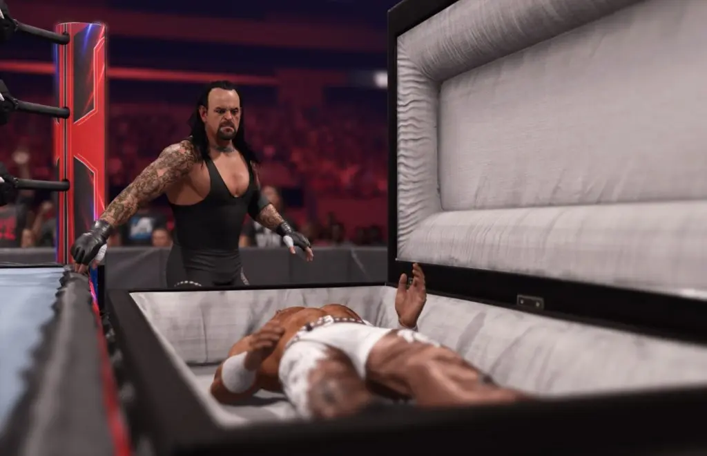 Casket Match in WWE 2K24