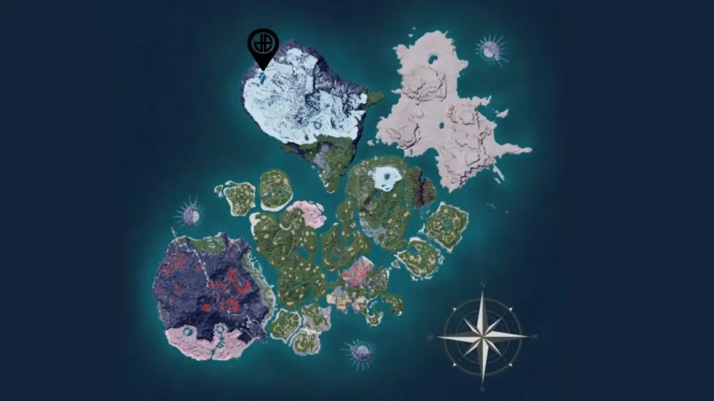 Frostallion location map