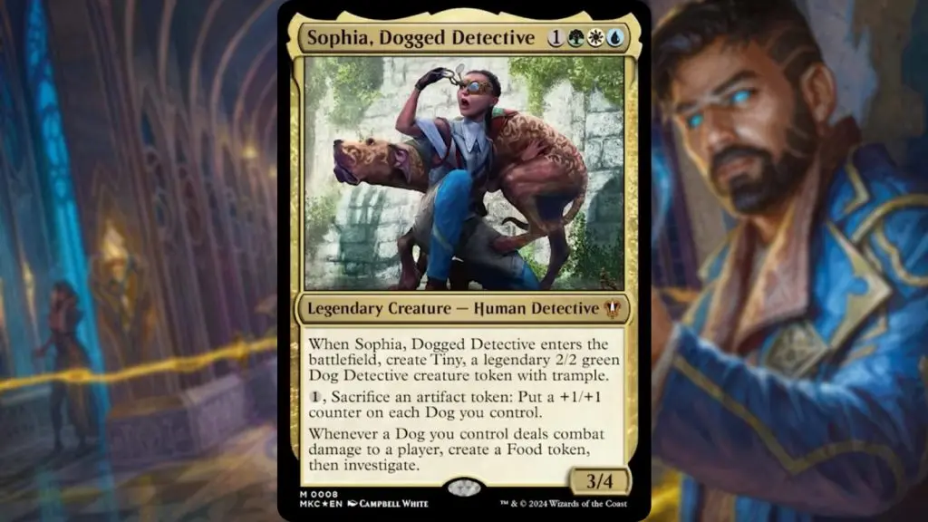 MTG Dogged Detective Scooby Doo card