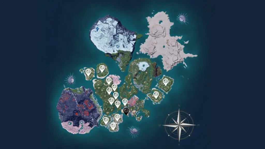 Direhowl locations in Palworld