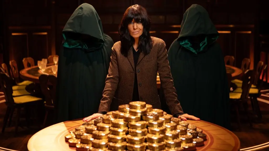 Claudia Winkelman in The Traitors UK poster