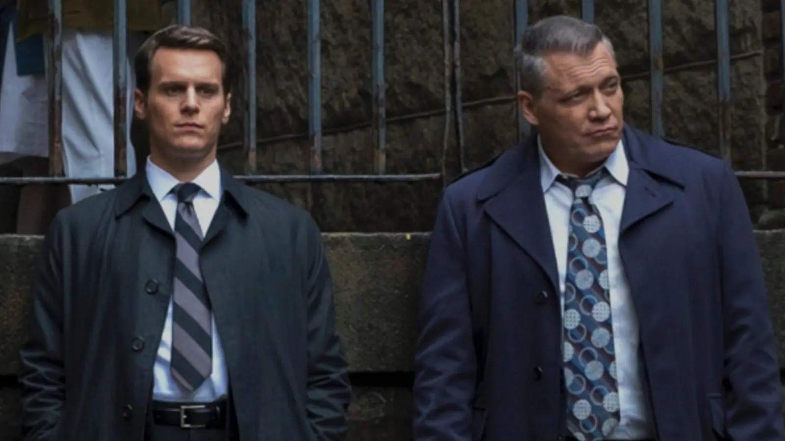 Jonathan Groff and Holt McCallany in Mindhunter