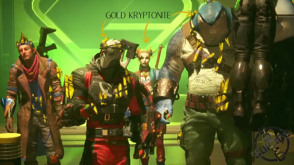 Gold Kryptonite in costume in Suicide Squad KTJL