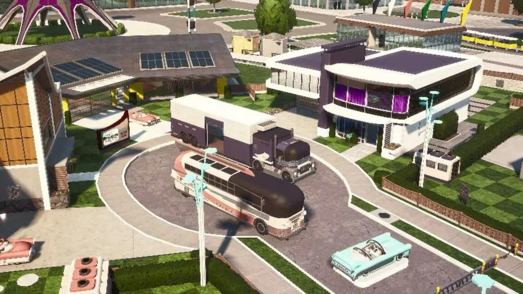 Fortnite Nuketown 2025 map.