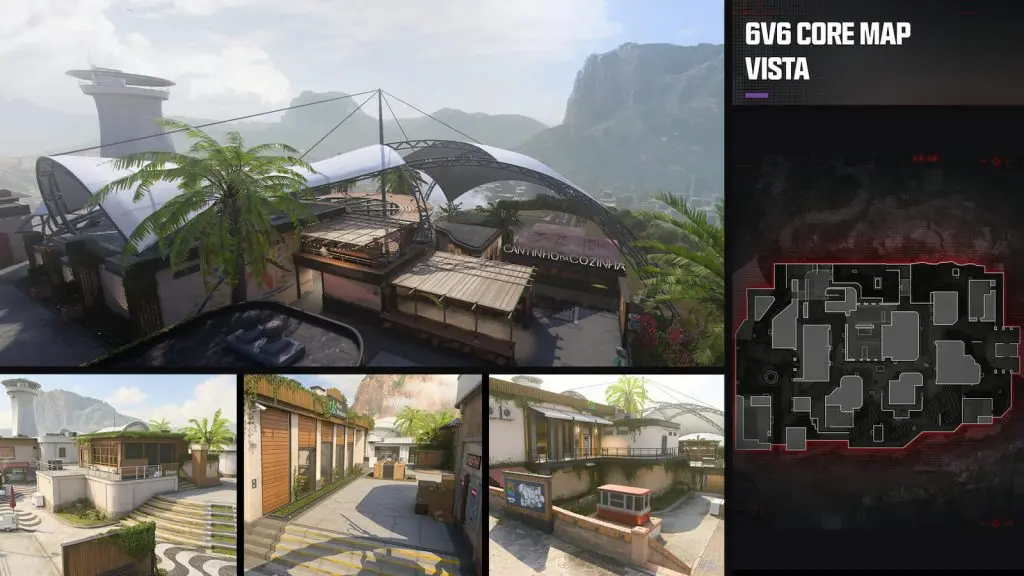 MW3 Vista map overview