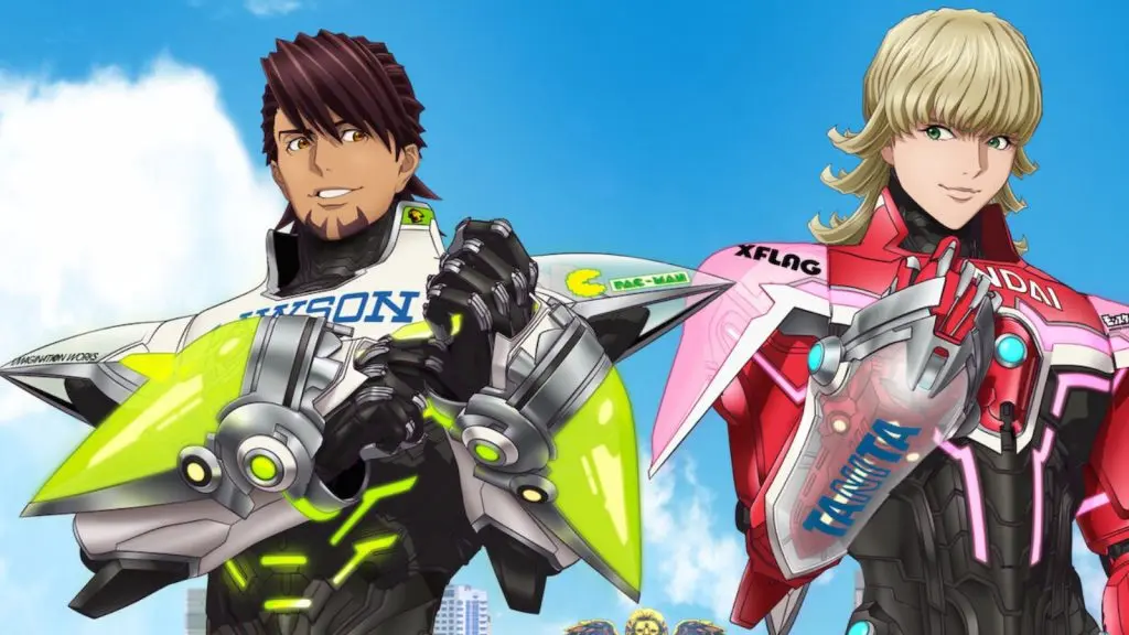 Screenshot from Tiger and Bunny