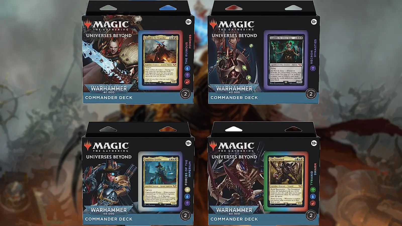 MTG Warhammer four decks