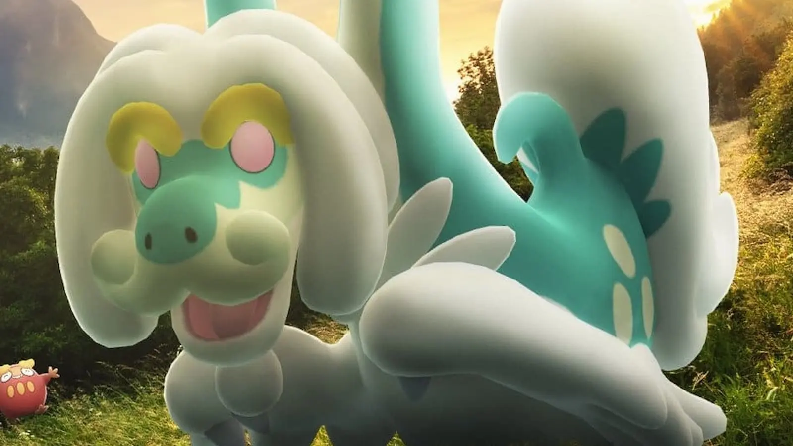 Drampa key art for Pokemon Go Lunar Dragon event