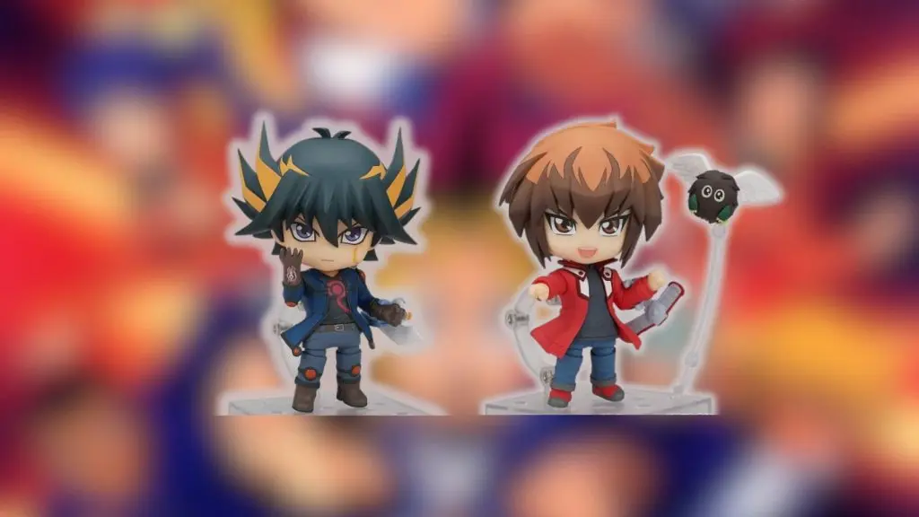 Iconic duelists Jaden & Yusei join forces as new Nendoroids