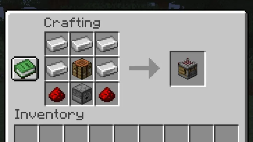 Crafter Minecraft recipe