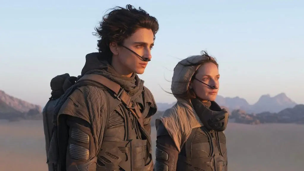 Timothée Chalamet and Rebecca Ferguson in Dune