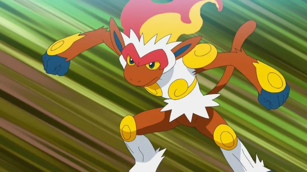 Infernape in Pokemon anime