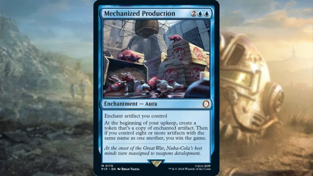 MTG Fallout mechanized reprint