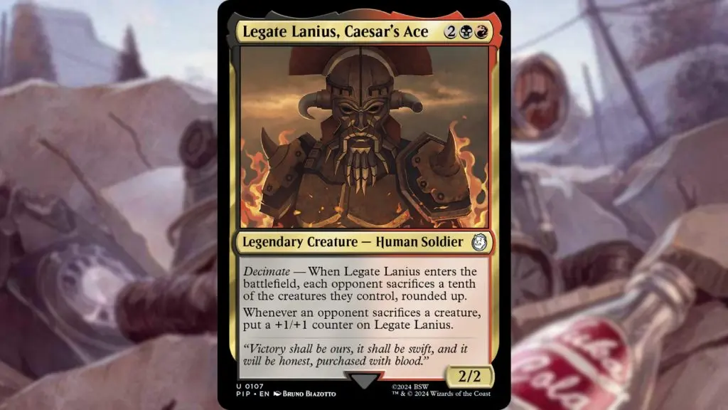 MTG Legate Lanius Fallout card