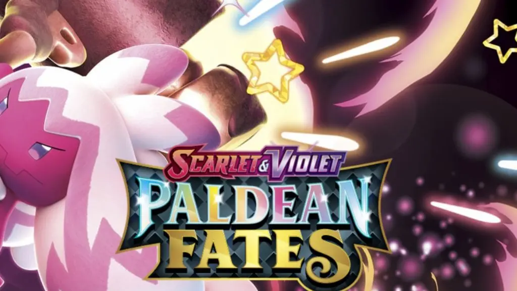 Paldean Fates poster.