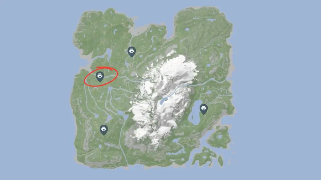 All 3D printer locations in Sons of the Forest.