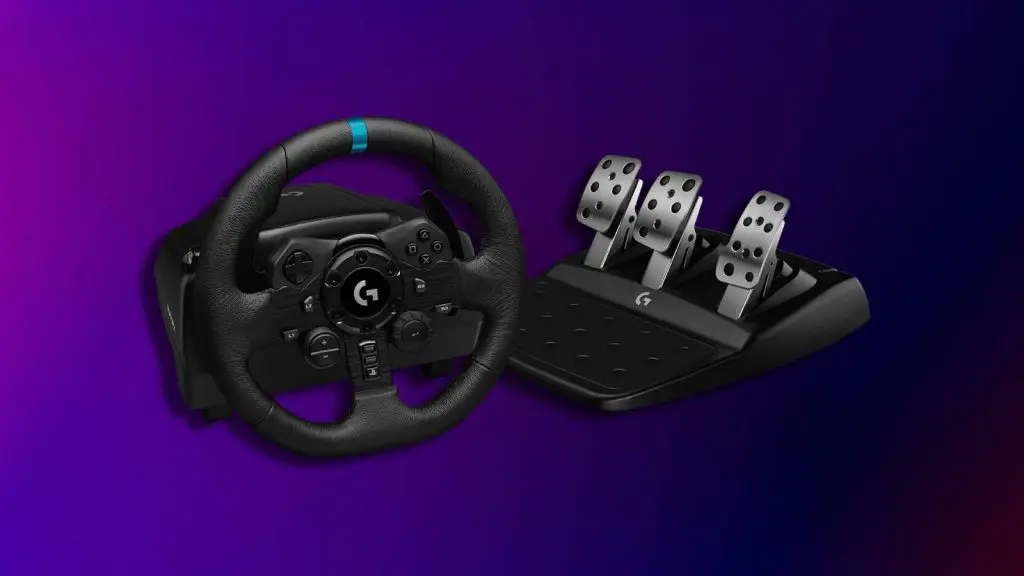 Logitech G923 racing wheel