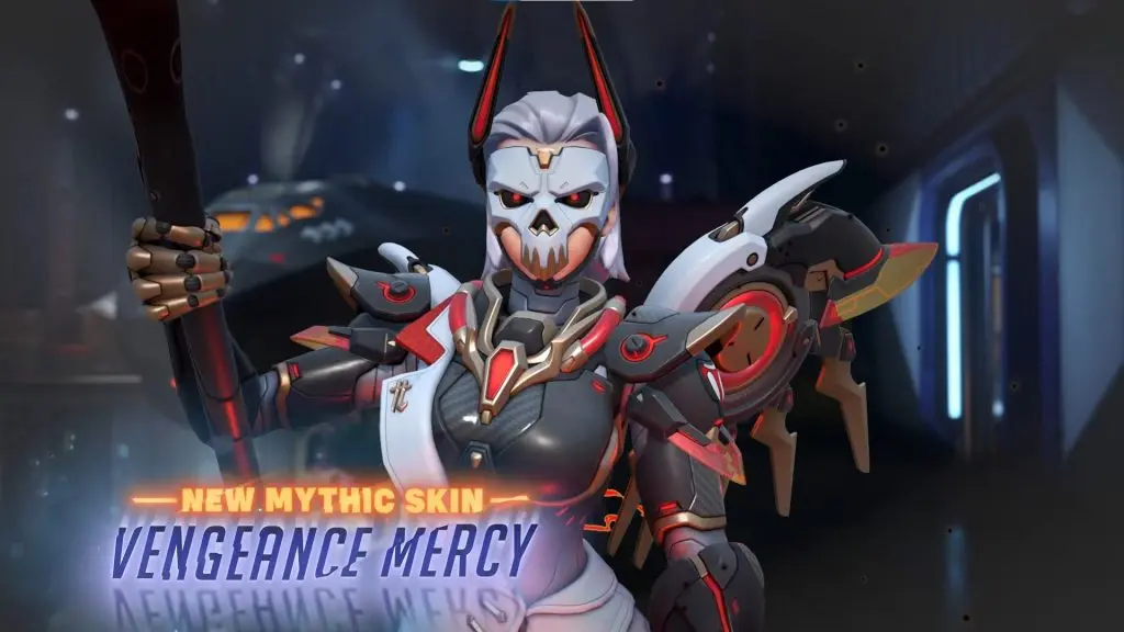 Vengeance Mercy mythic skin in Overwatch 2