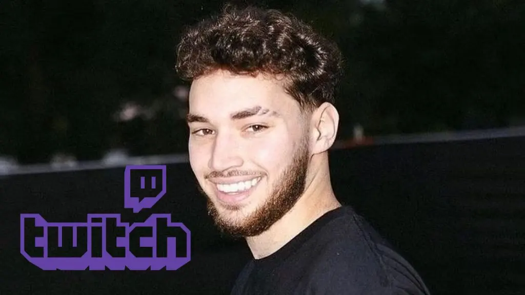 Adin Ross with Twitch logo