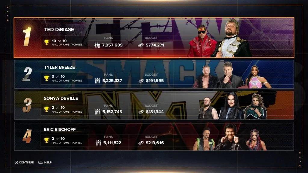 WWE 2K24 GM Mode