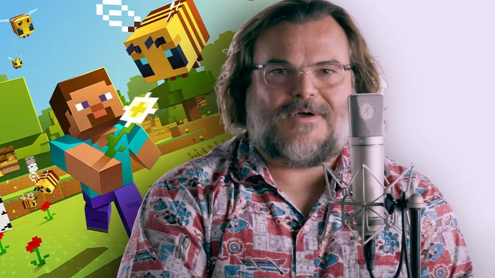 Minecraft and Jack Black