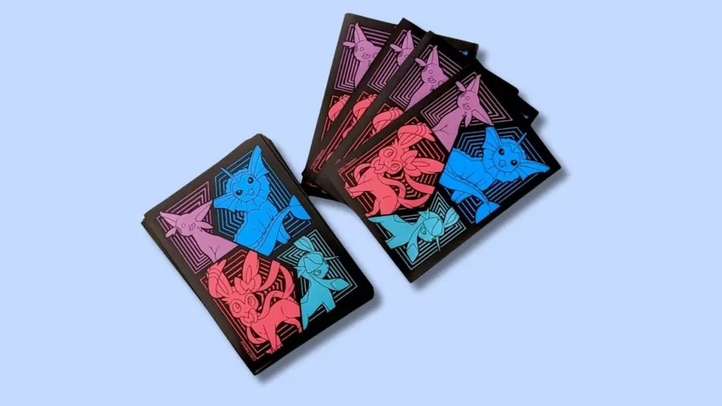 Eeveelution card sleeves.