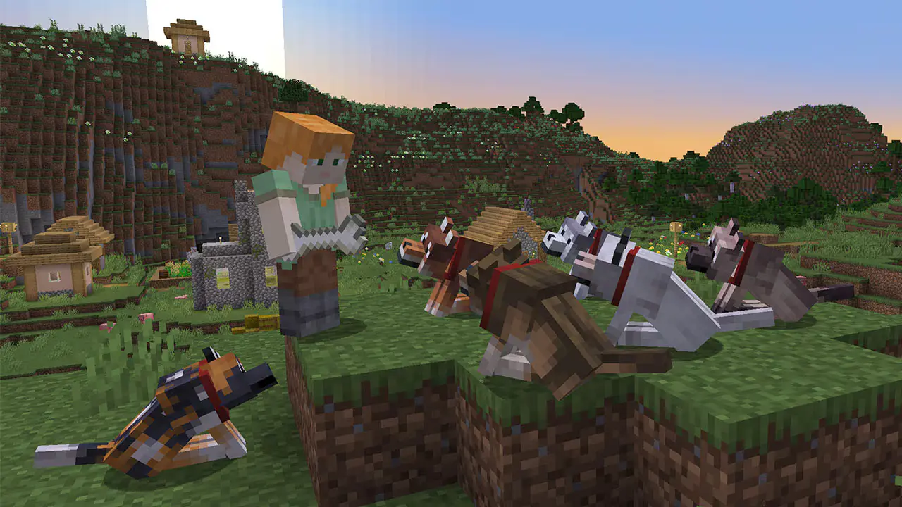 All minecraft new wolf variants